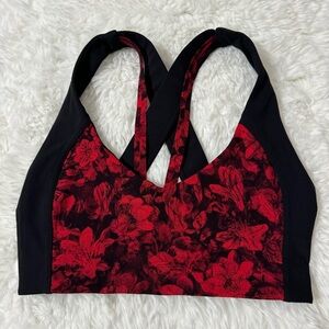 Lululemon Floral Activewear Sports Bras Size 4